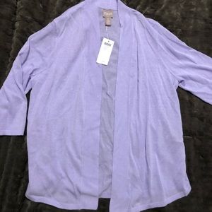 3/4 Sleeve Lilac Cardigan